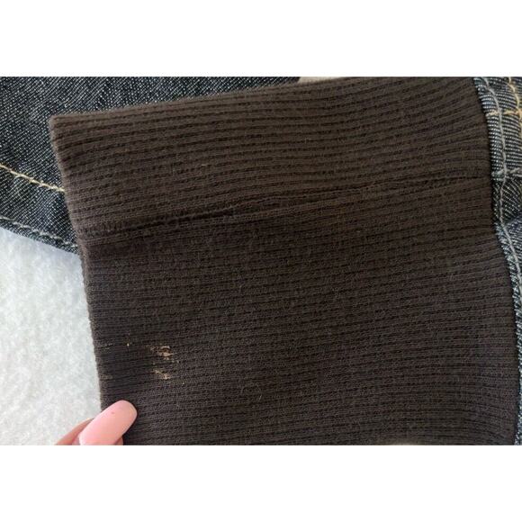 Converse One Star Military Fitted Denim Jacket Blazer Size Medium Womens - Picture 9 of 9